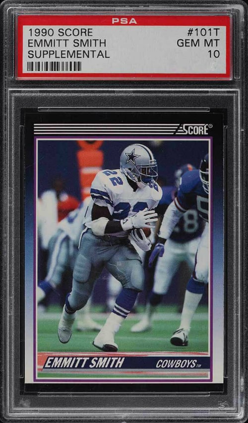 Emmitt Smith 1990 Score Supplemental Football
