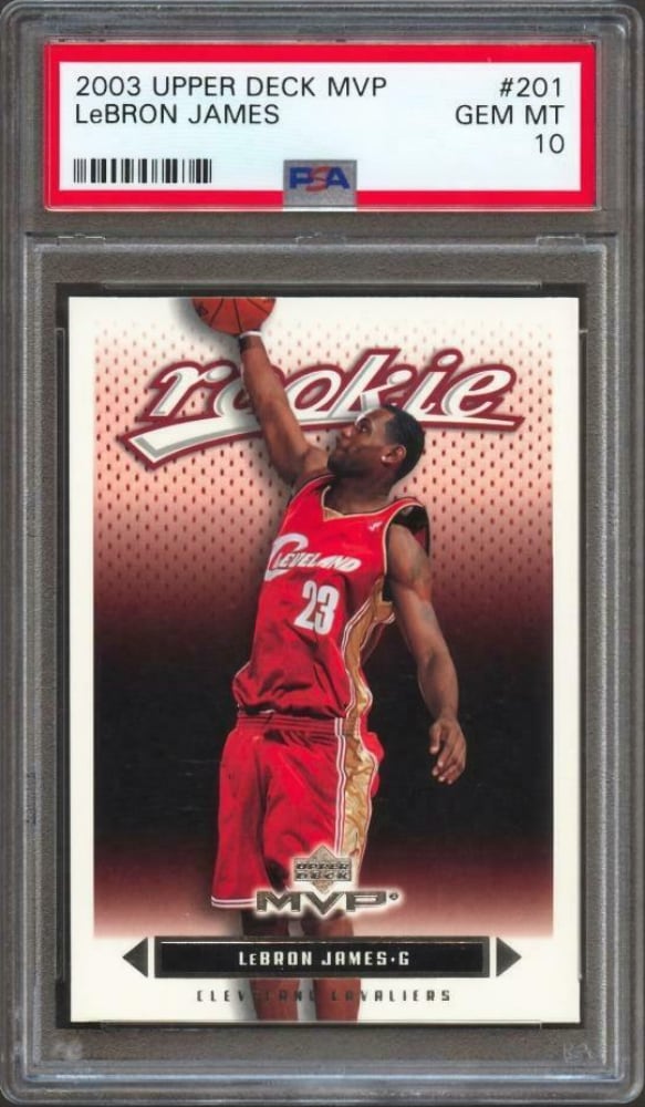 LeBron James 2003 Upper Deck MVP Basketball