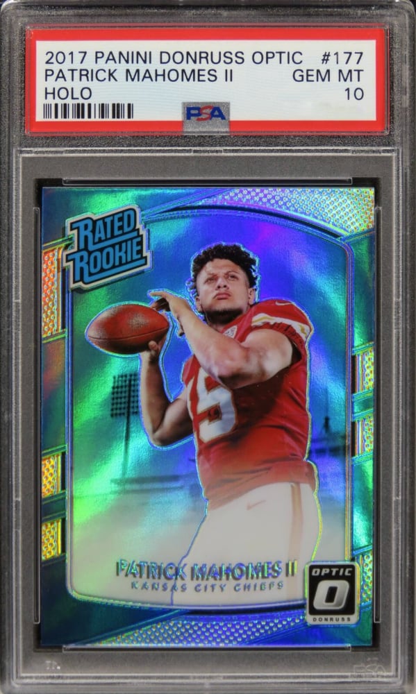 Patrick Mahomes II 2017 Donruss Optic Football Holo