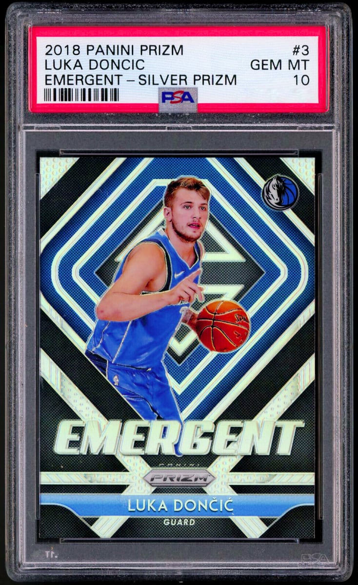 2018 Panini Prizm Basketball Silver Luka Doncic #3 PSA 9