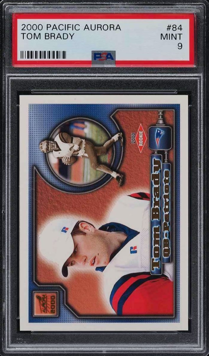 Tom Brady - 2000 Pacific Aurora Football