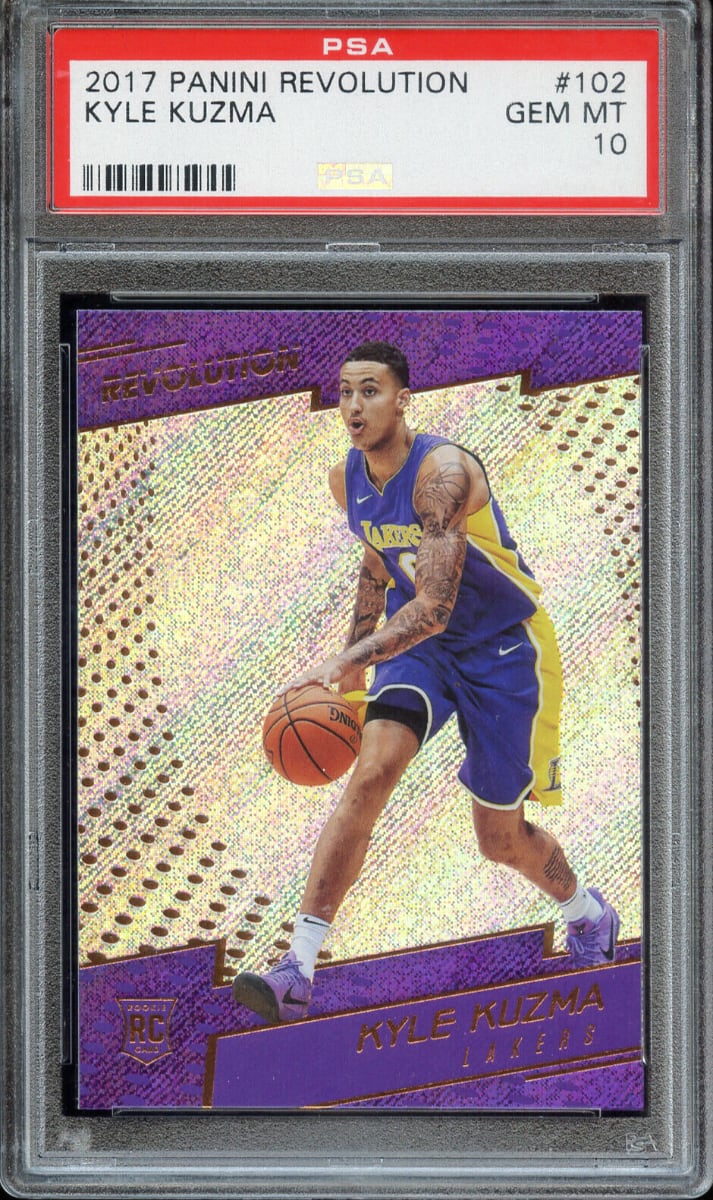 2017 Panini Revolution Basketball Kyle Kuzma #102 PSA 9