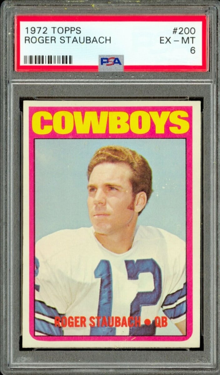 Roger Staubach 1972 Topps Football