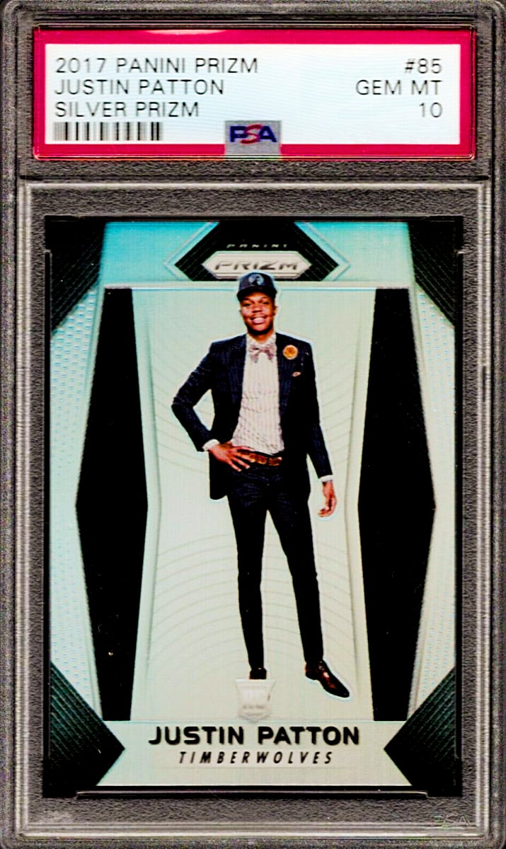 2017 Panini Prizm Basketball Silver Justin Patton #85 PSA 10