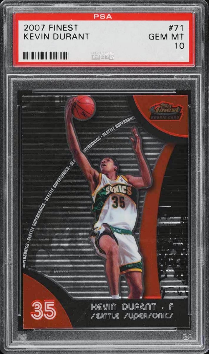 Kevin Durant - 2007 Topps Finest Basketball