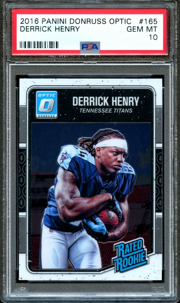 Derrick Henry 2016 Donruss Optic Football 165 Base image