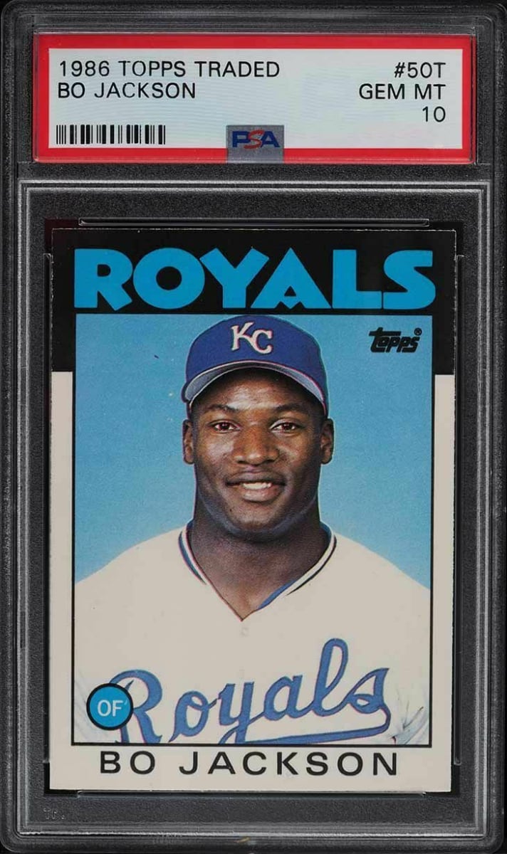 Bo Jackson 1986 Topps Traded Baseball
