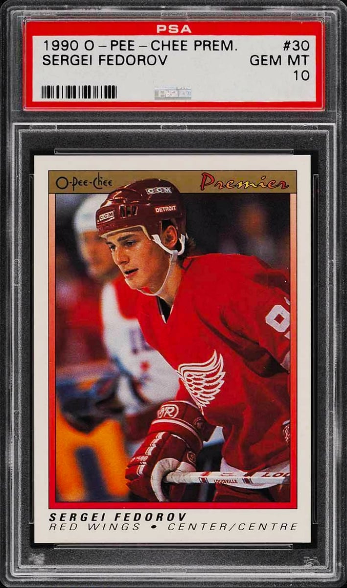 Sergei Fedorov - 1990 O-Pee-Chee Premier Hockey