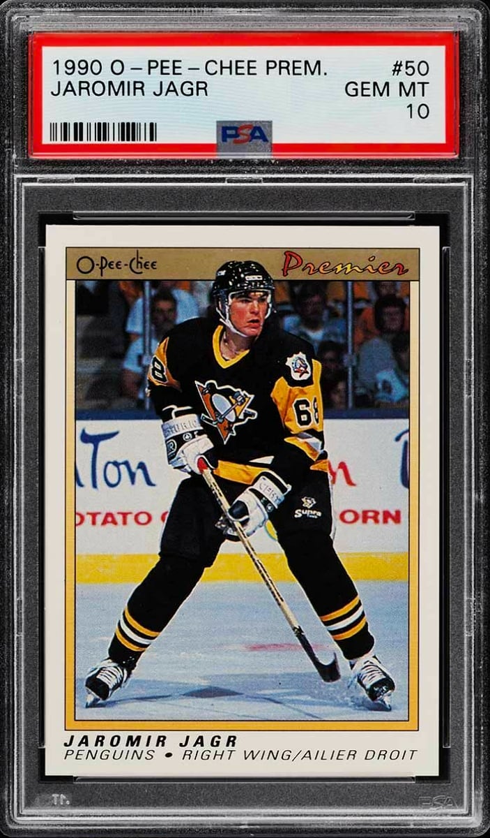 Jaromir Jagr - 1990 O-Pee-Chee Premier Hockey