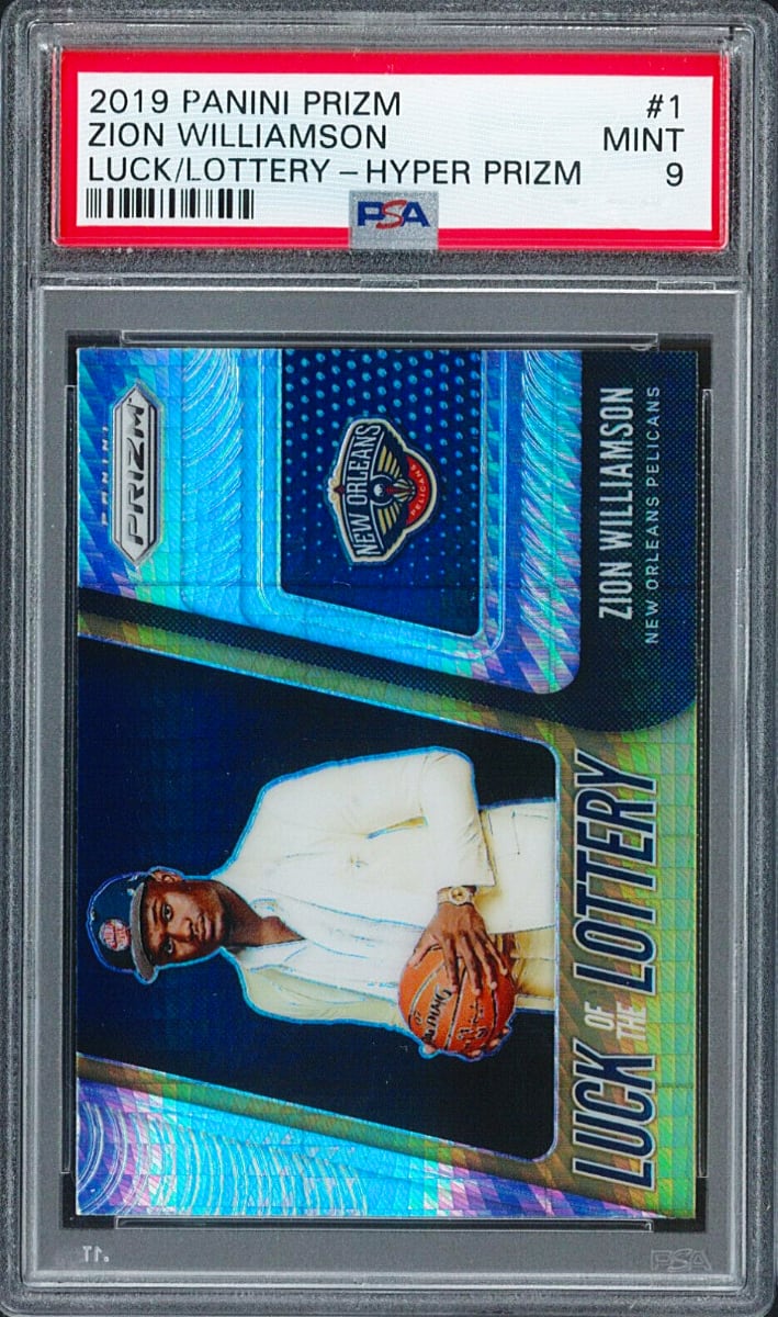 2019 Panini Prizm Basketball Hyper Zion Williamson #1 PSA 9
