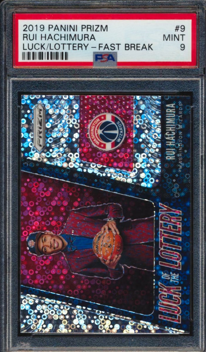 2019 Panini Prizm Basketball Fast Break Rui Hachimura #9