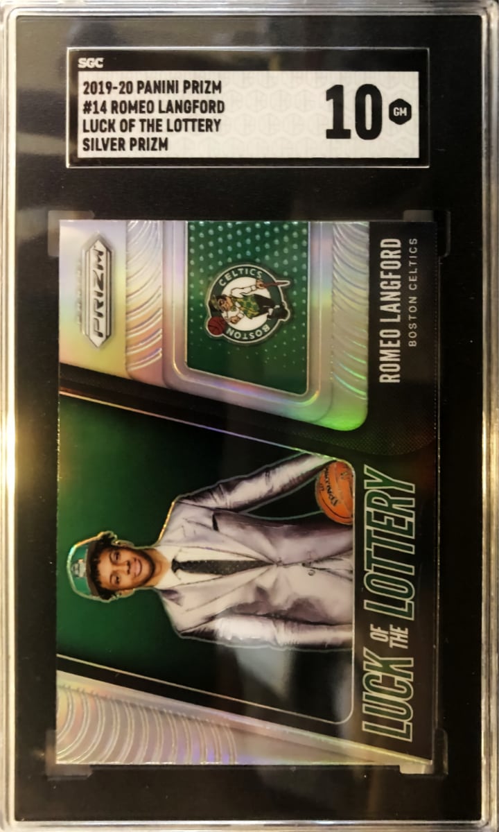 2019 Panini Prizm Basketball Prizm Silver Romeo Langford #14 PSA 9