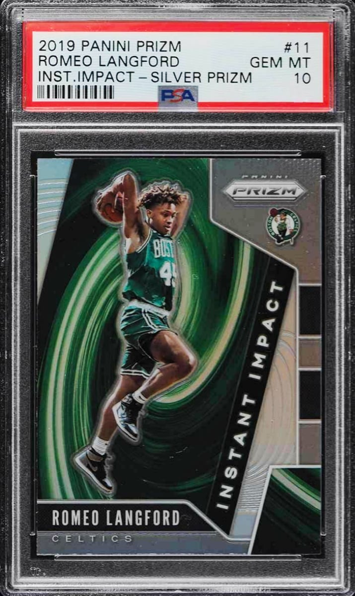 2019 Panini Prizm Basketball Prizm Silver Romeo Langford #11 PSA 10