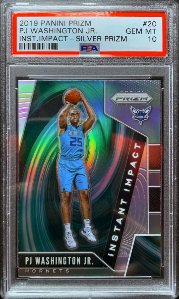 2019 Panini Prizm Basketball Prizm Silver PJ Washington Jr. #20