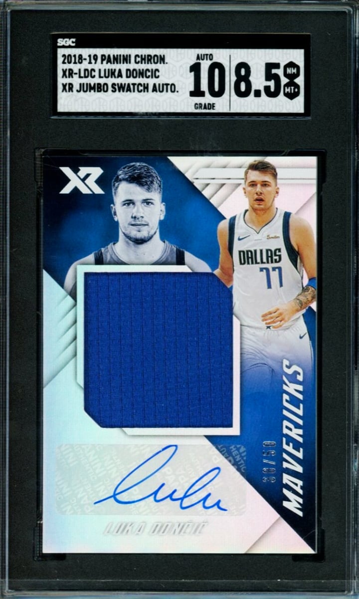 2018 Panini Chronicles Basketball Luka Doncic #XR-LDC BGS 9.5