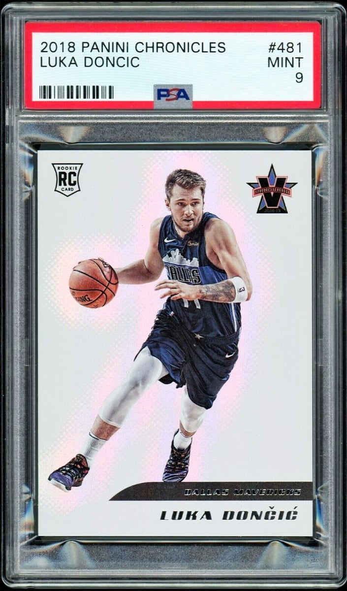 2018 Panini Chronicles Basketball Luka Doncic #481 PSA 8.5