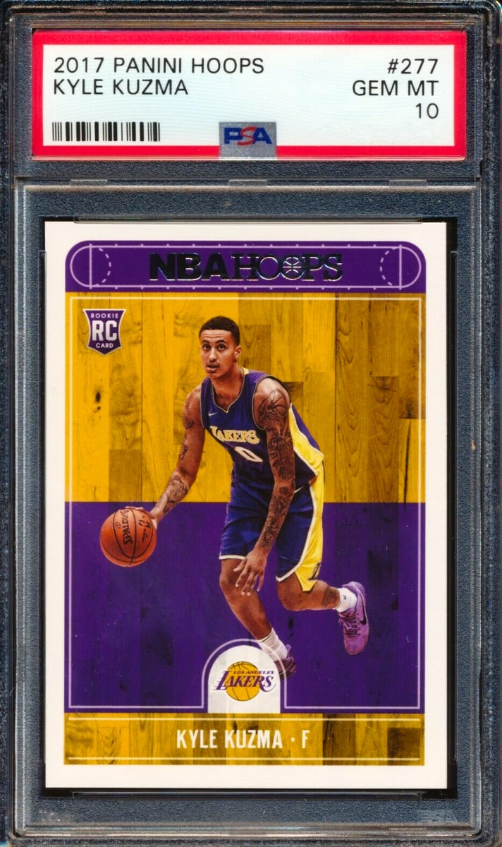 2017 Panini Hoops Basketball Kyle Kuzma #277 PSA 10