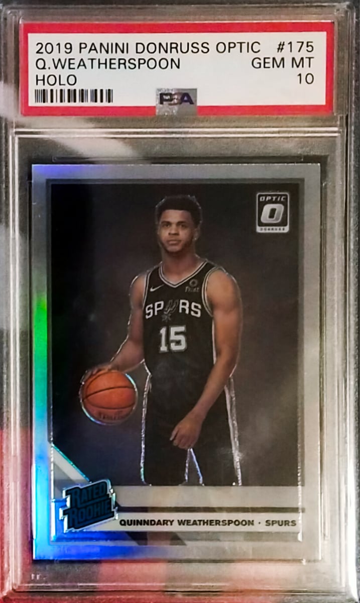 2019 Donruss Optic Basketball Holo Quinndary Weatherspoon #175