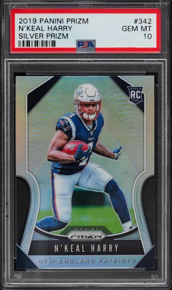 2019 Panini Prizm Football Prizm Silver N'Keal Harry #342 PSA 10