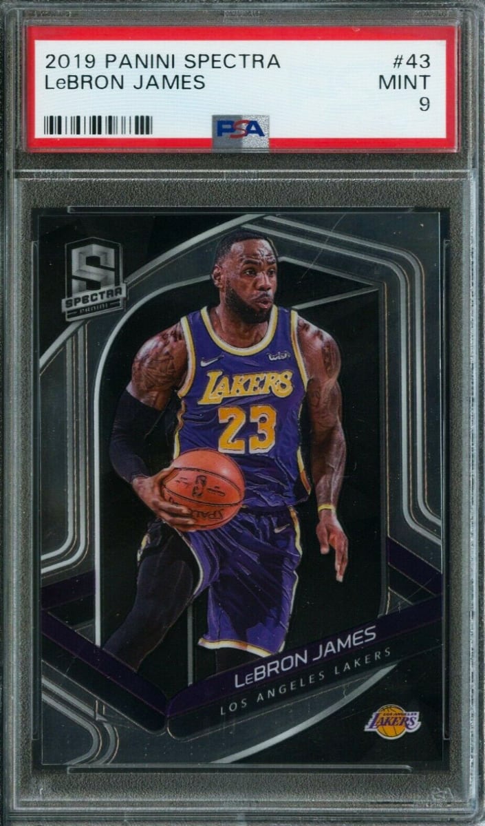2019 Panini Spectra Basketball Lebron James #43 PSA 10