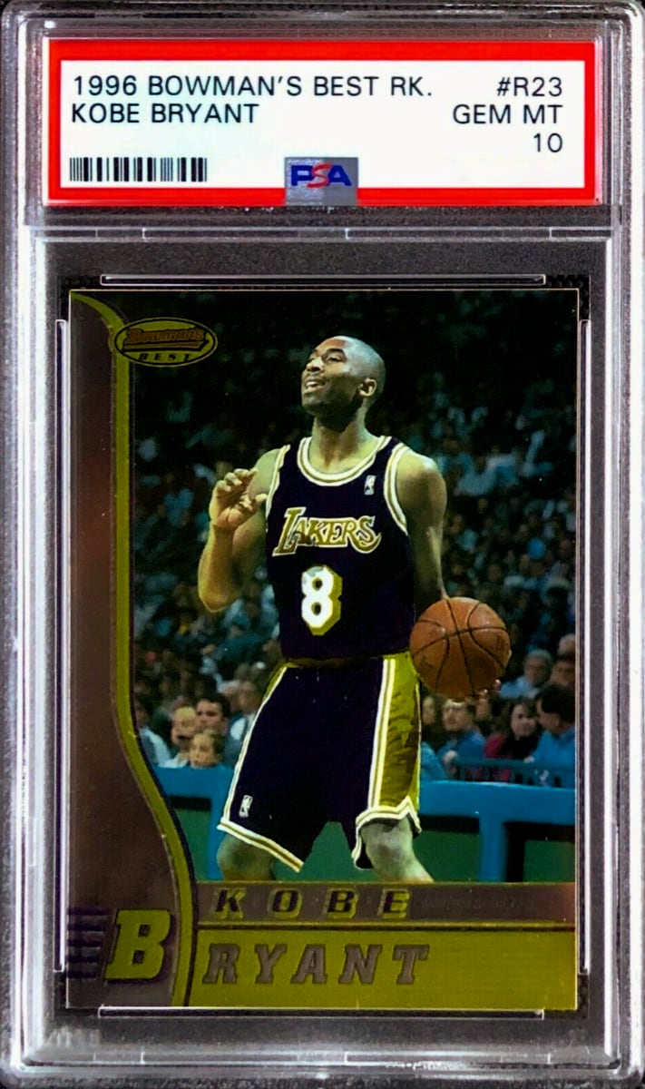1996 Kobe Bryant Bowman's Best Basketball #R23
