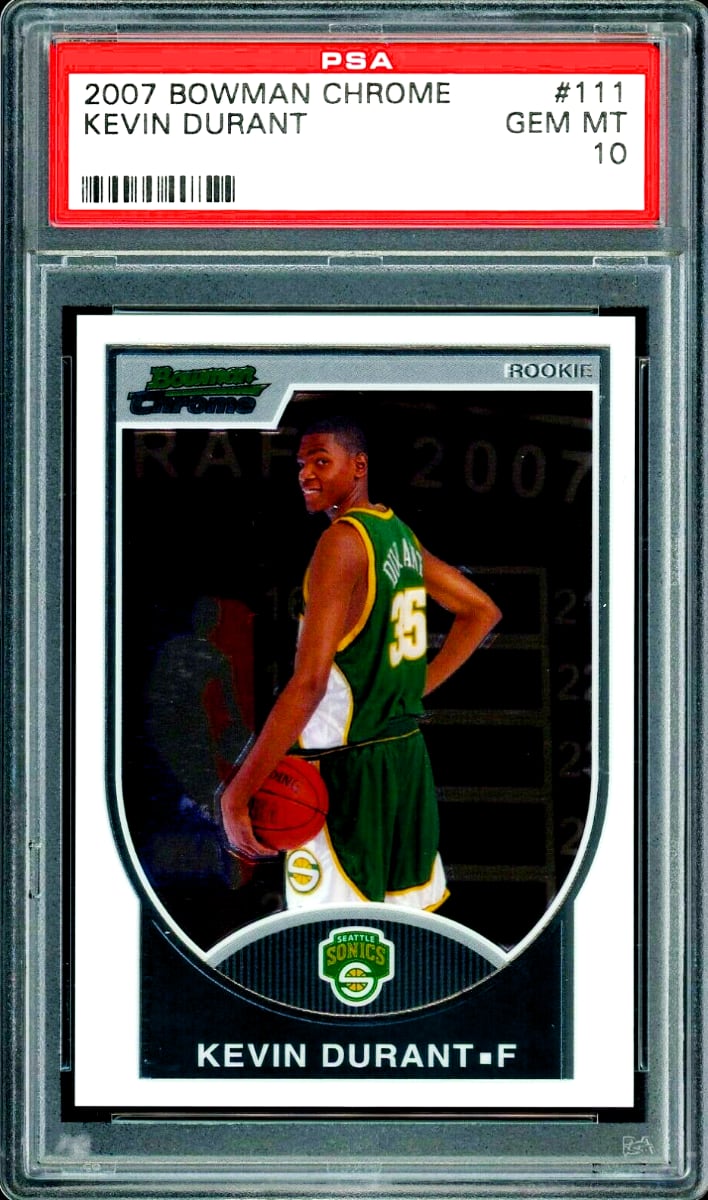 Kevin Durant - 2007 Bowman Chrome Basketball