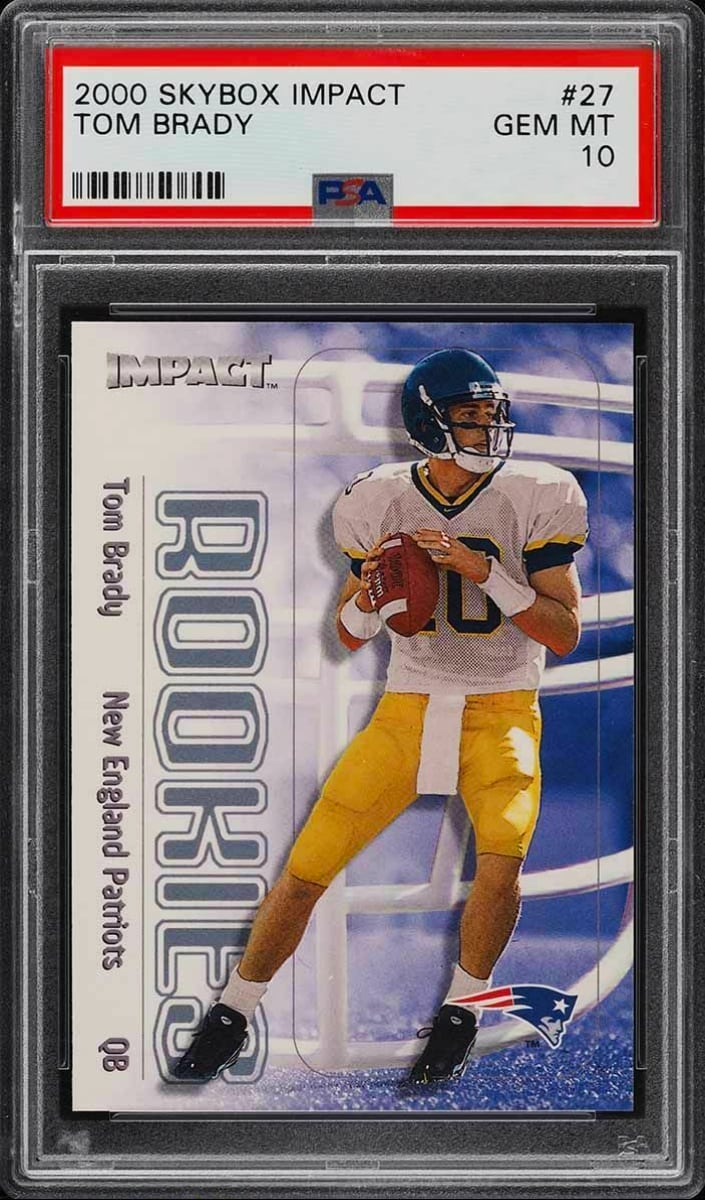 Tom Brady - 2000 Skybox Impact Football