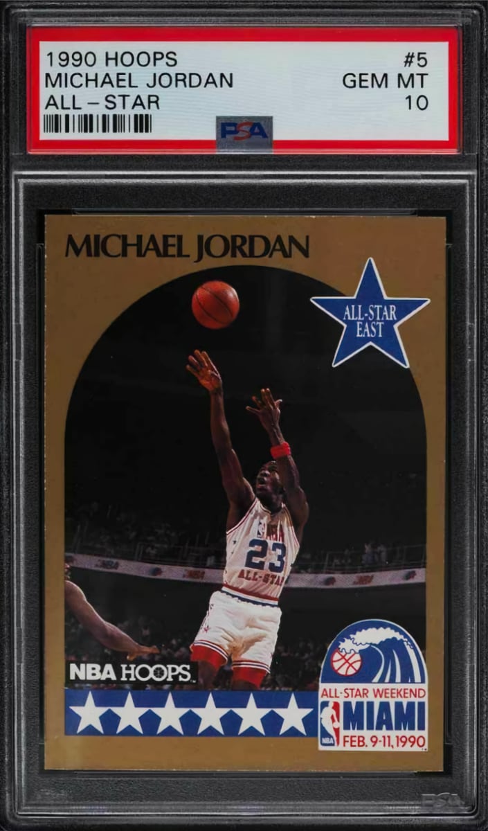Michael Jordan - 1990 Hoops Basketball