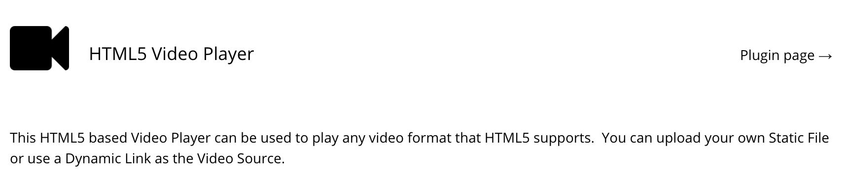 HTML5 Video Player Bubble Plugin