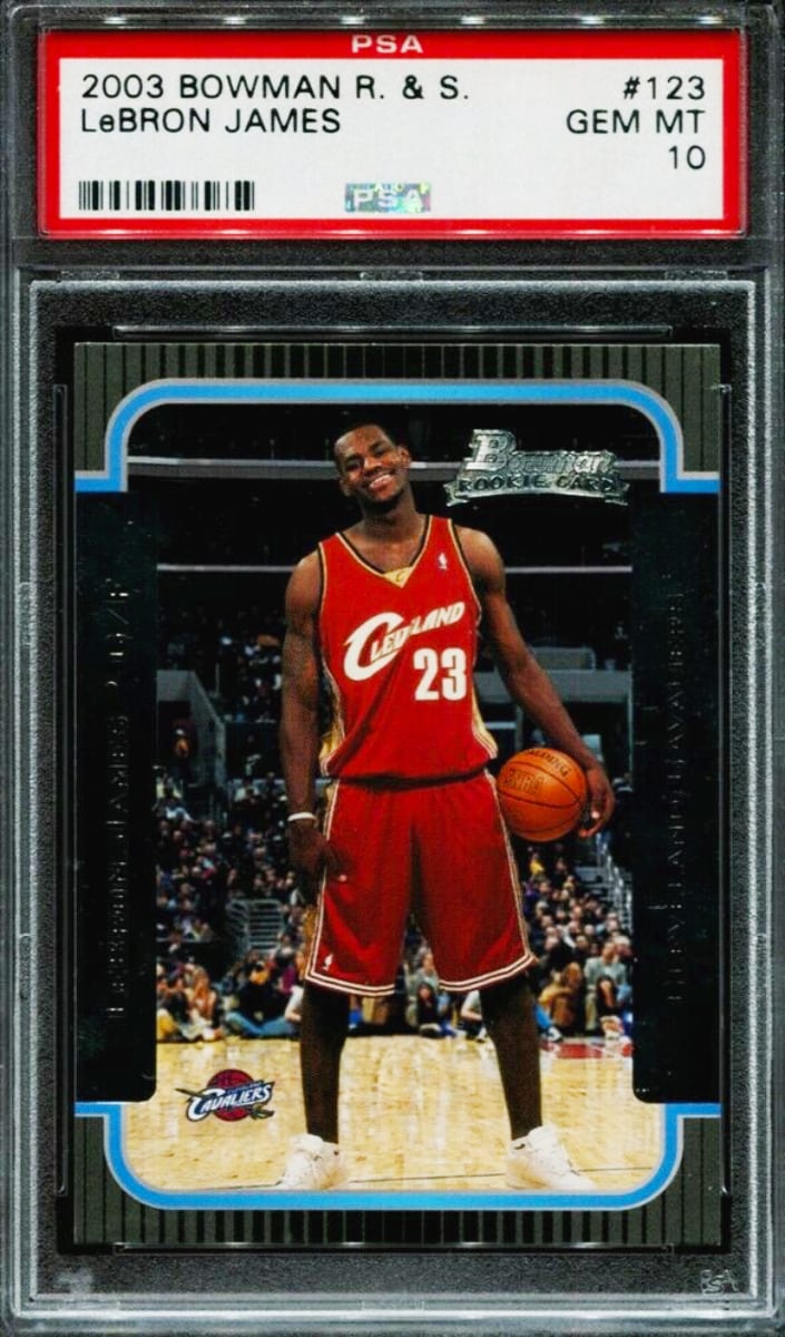 LeBron James 2003 Bowman Rookies & Stars Basketball