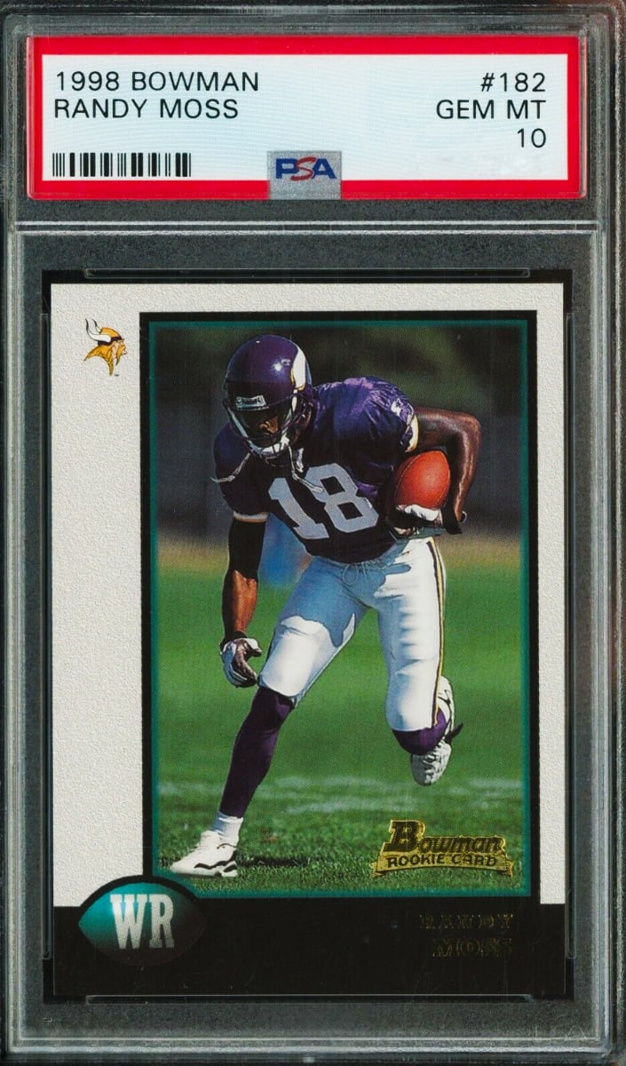Randy Moss 1998 Bowman Football