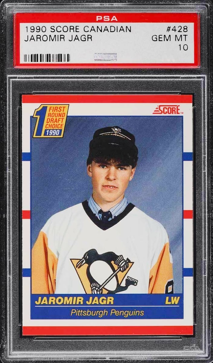 Jaromir Jagr 1990 Score Canadian Hockey