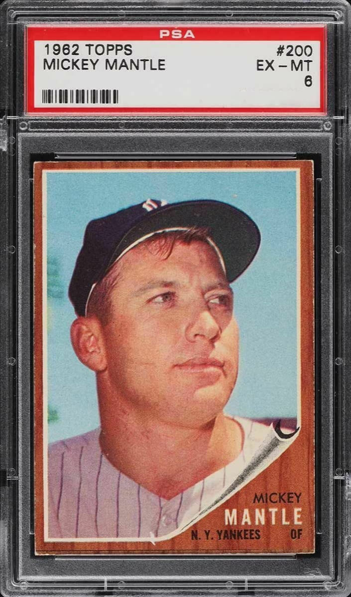 Mickey Mantle - 1962 Topps Baseball