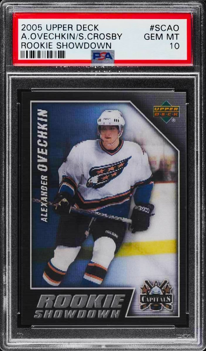 Alexander Ovechkin / Sidney Crosby 2005 Upper Deck Rookie Showdown Hockey