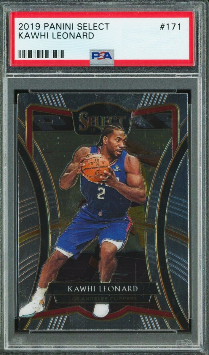 2019 Panini Select Basketball Kawhi Leonard #171 PSA 9