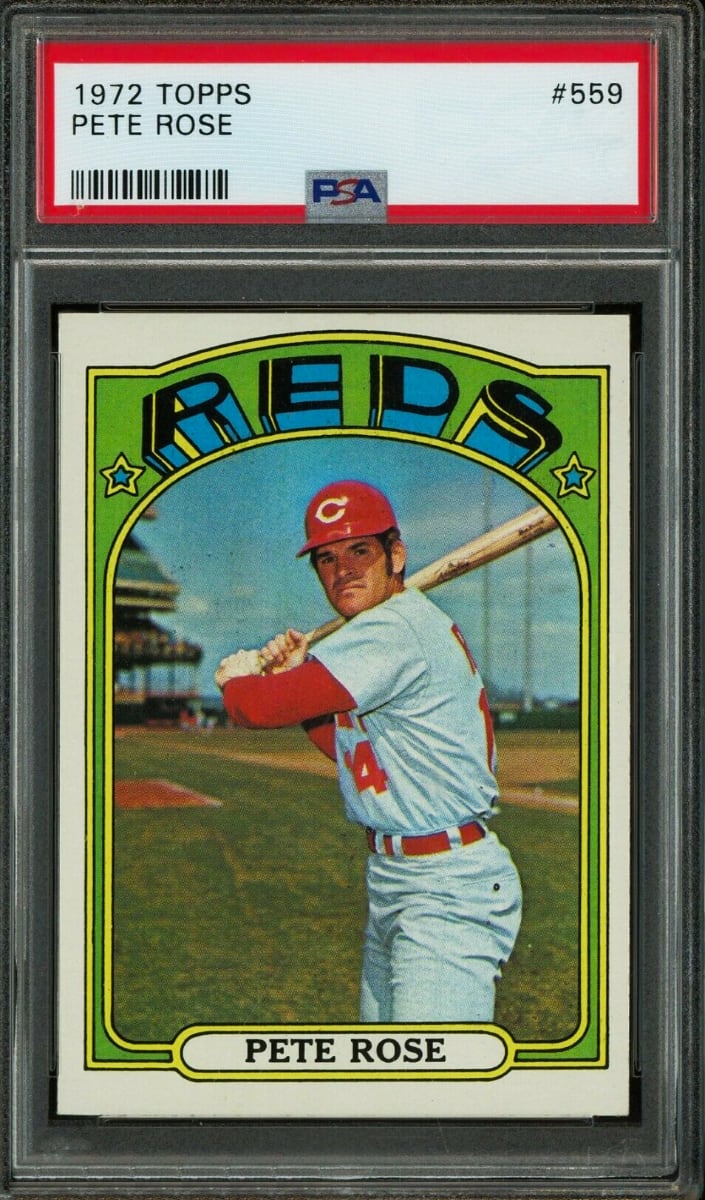 Pete Rose 1972 Topps Baseball