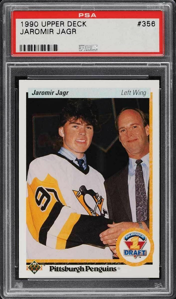 Jaromir Jagr 1990 Upper Deck Hockey