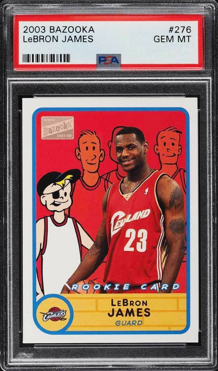 Lebron James 2003 Bazooka Basketball