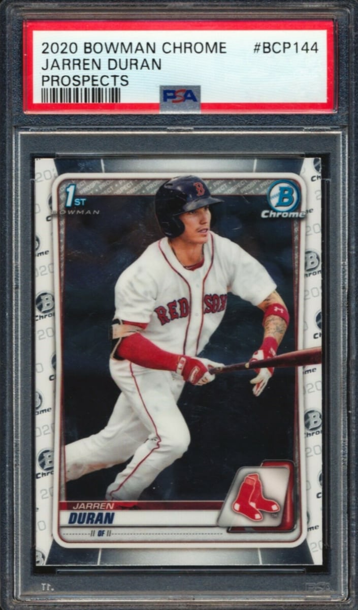 Jarren Duran 2020 Bowman Chrome Prospects Baseball