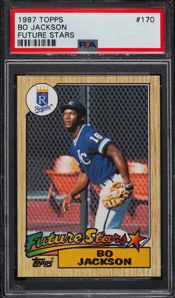 Bo Jackson 1987 Topps Future Stars Baseball