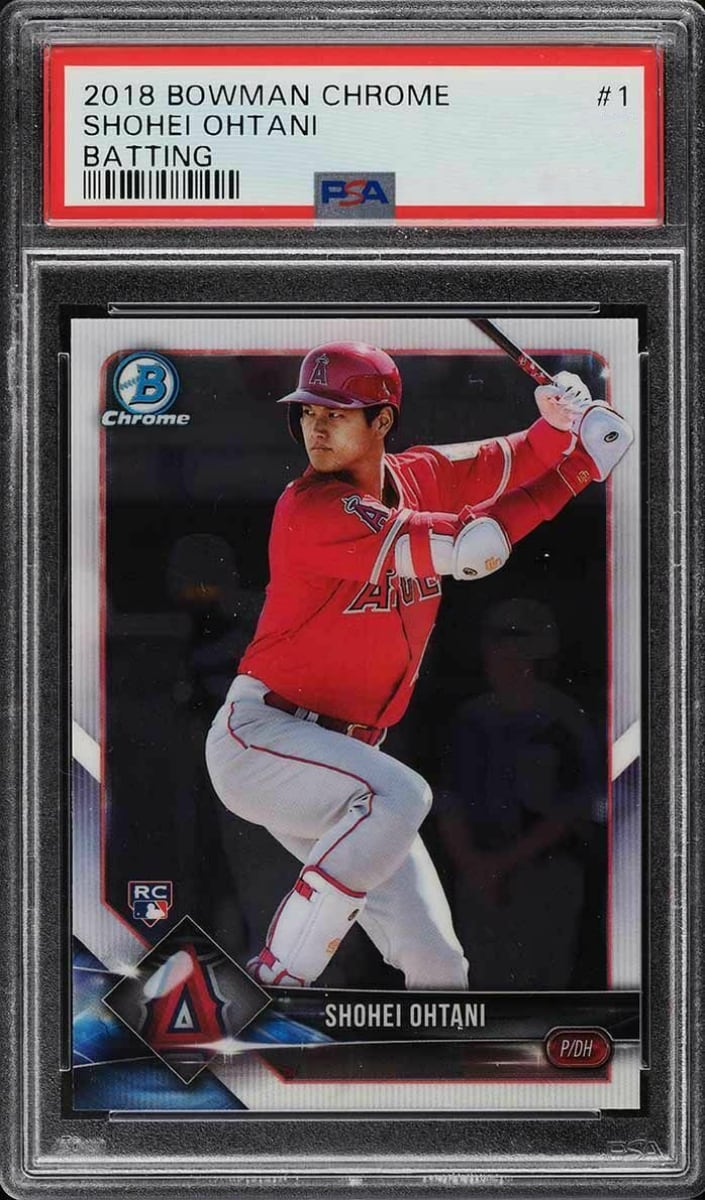 Shohei Ohtani - 2018 Bowman Chrome Baseball