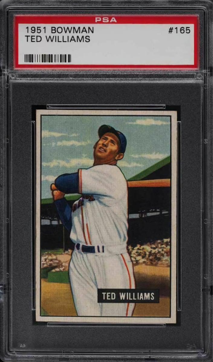 Ted Williams 1951 Bowman Baseball