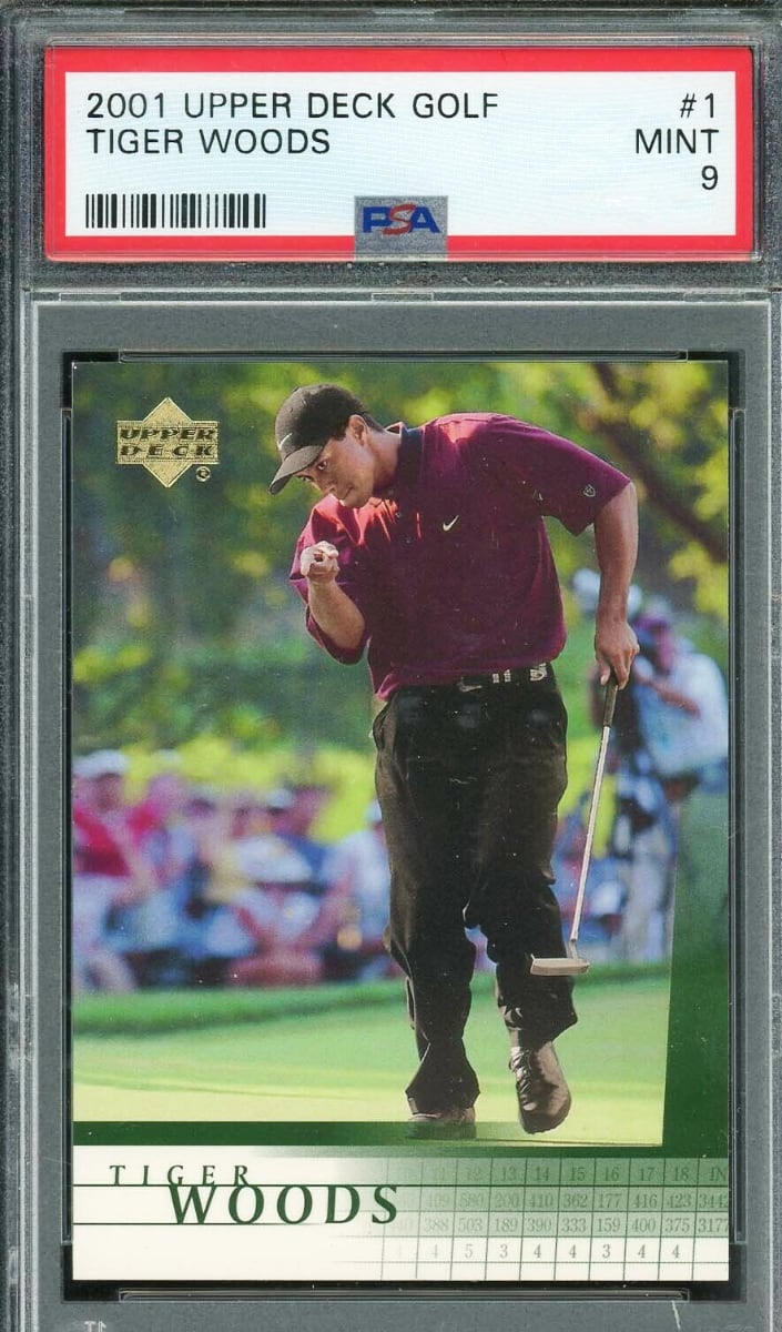 Tiger Woods - 2001 Upper Deck Golf