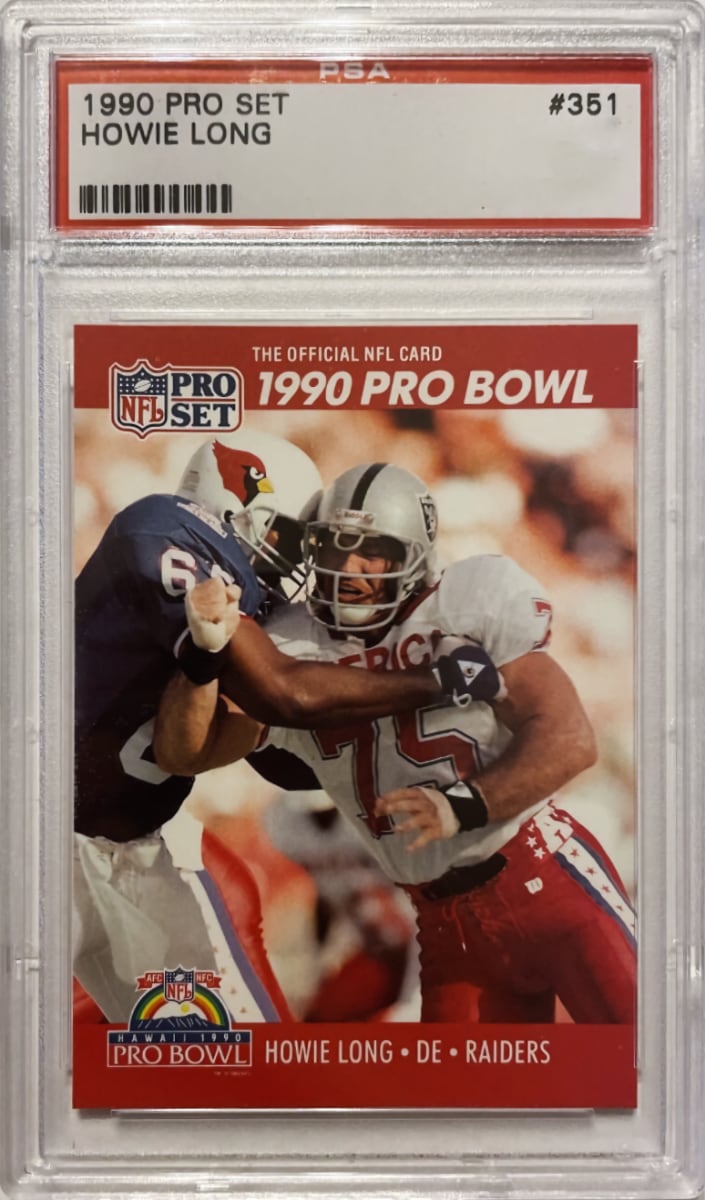 1990 Pro Set Football Howie Long #351 PSA 10