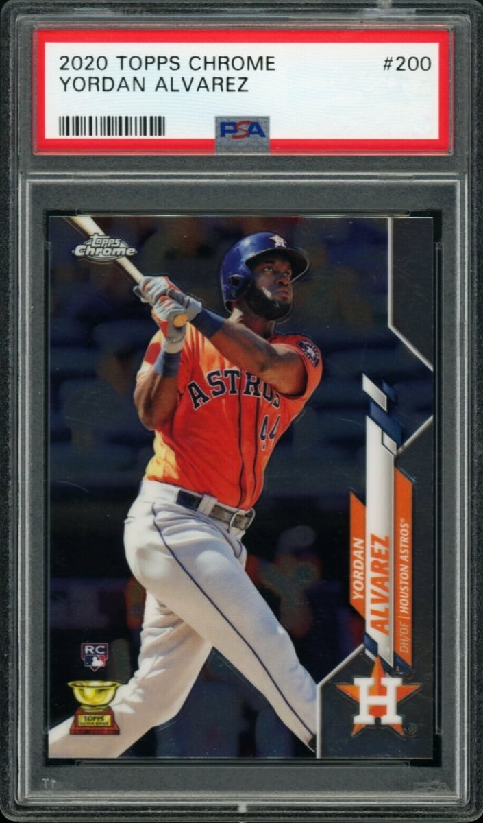 2020 Yordan Alvarez Topps Chrome Baseball #200