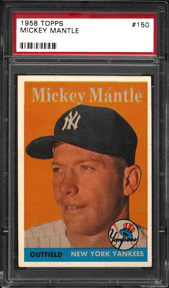 Mickey Mantle 1958 Topps Baseball