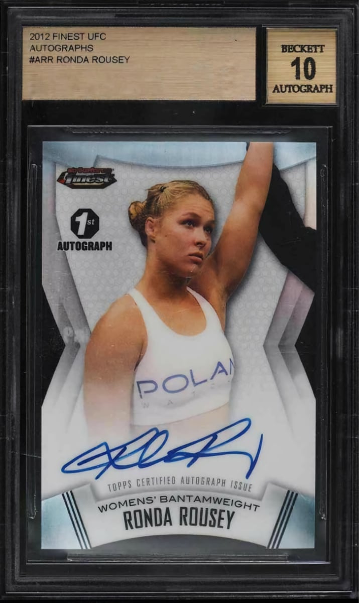 Ronda Rousey - 2012 Topps Finest UFC