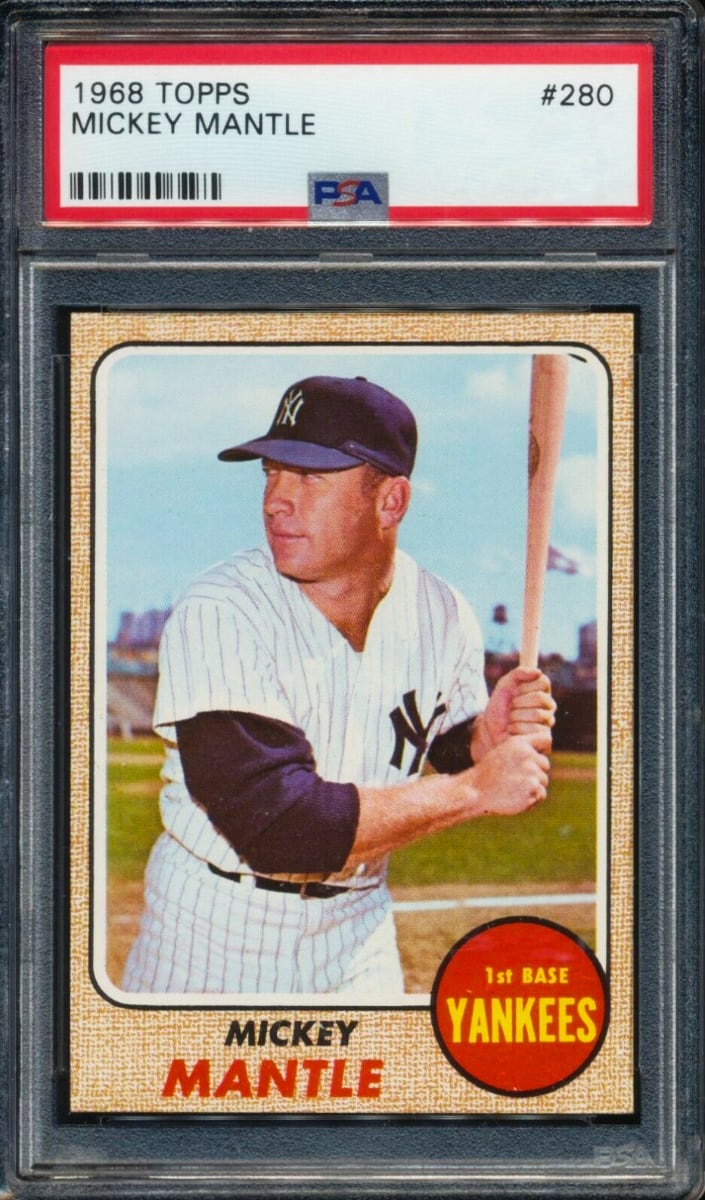 Mickey Mantle 1968 Topps Baseball