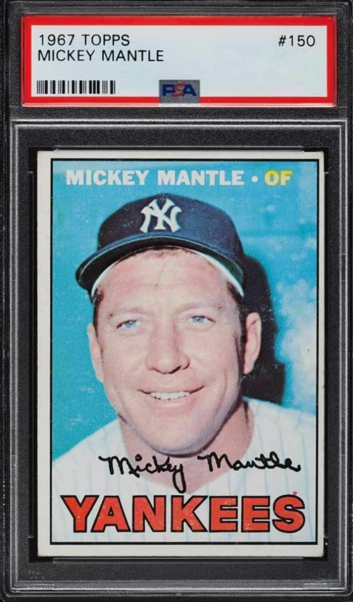 Mickey Mantle - 1967 Topps Baseball