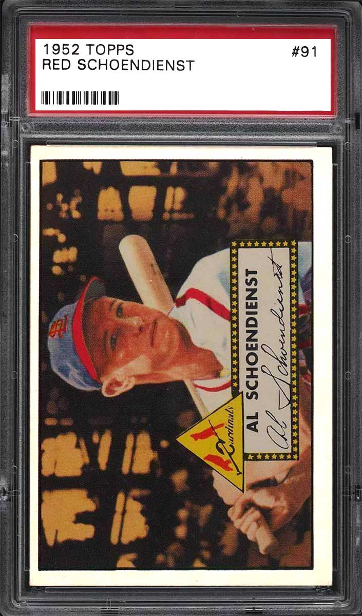 Red Schoendienst - 1952 Topps Baseball